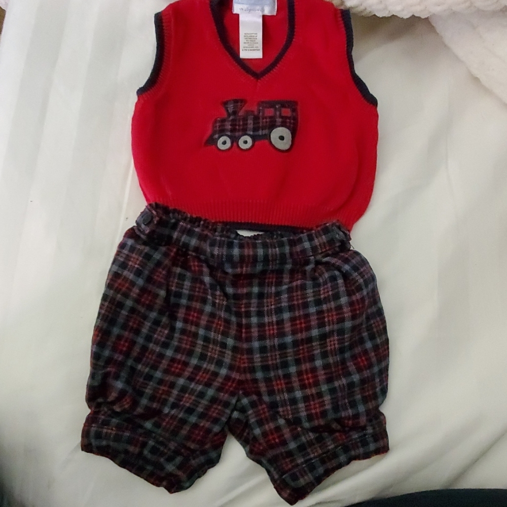Janie and Jack's Baby Boys set with Train